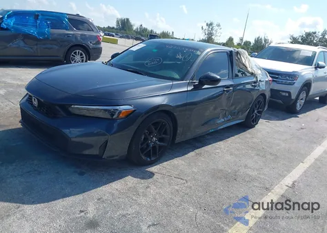 2025 Honda Civic Sport from USA, damaged, VIN 2HGFE2F56SH514767